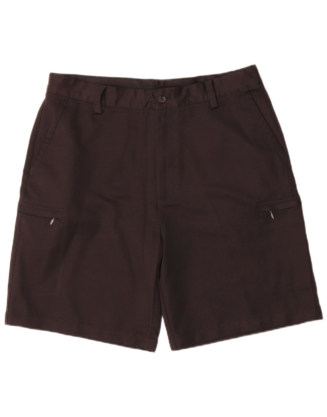 Pantalones cortos tipo cargo para hombre Izod W36 Poliéster negro grande