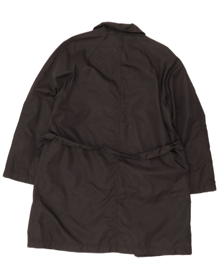 Benetton Abrigo Extragrande Mujer UK 40 Small Poliamida Negro