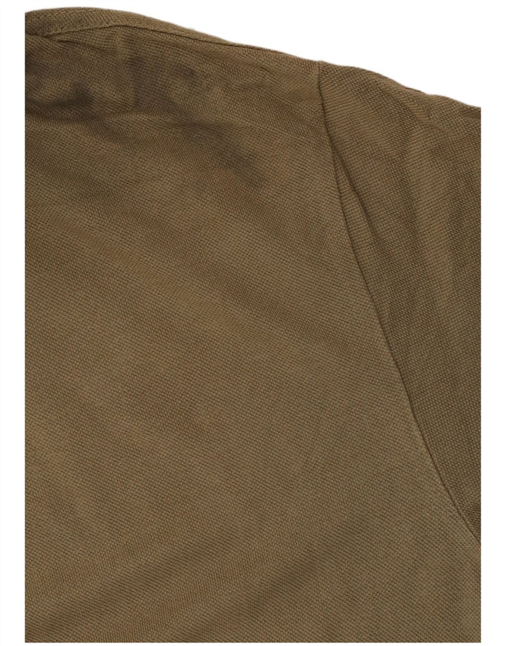 Wrangler Polo para hombre de algodón caqui grande