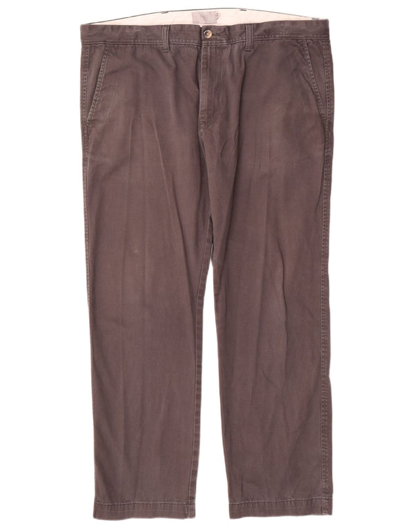 Marks & Spencer Pantalones chinos rectos para hombre W40 L29 Algodón gris