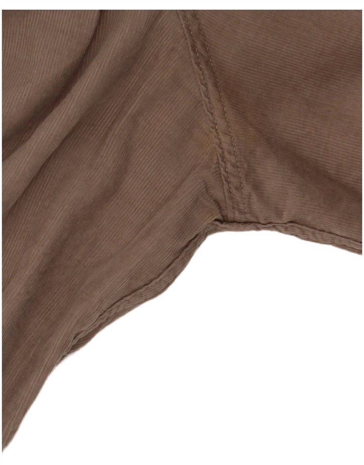 ALL SAINTS Camisa de pana para hombre XL Algodón beige