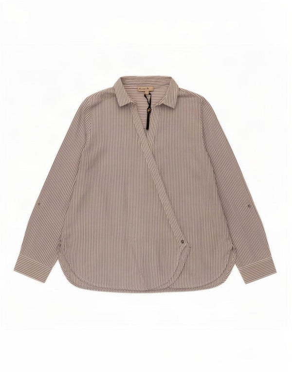 Camisa para mujer Phase Eight UK 8 Small Azul Tela a rayas Algodón