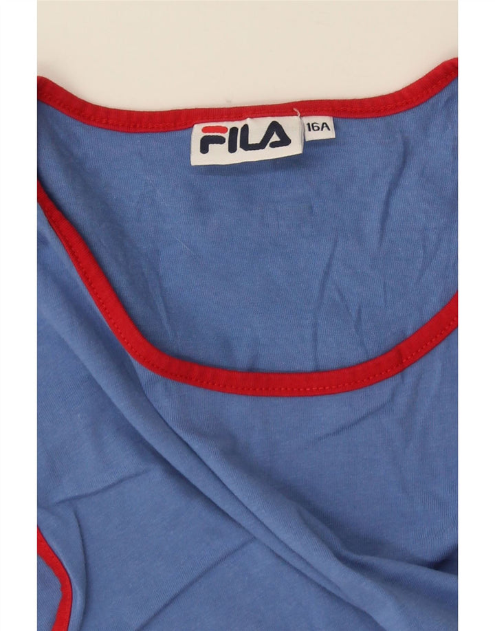 FILA Camiseta sin mangas para niño 15-16 años, multicolor