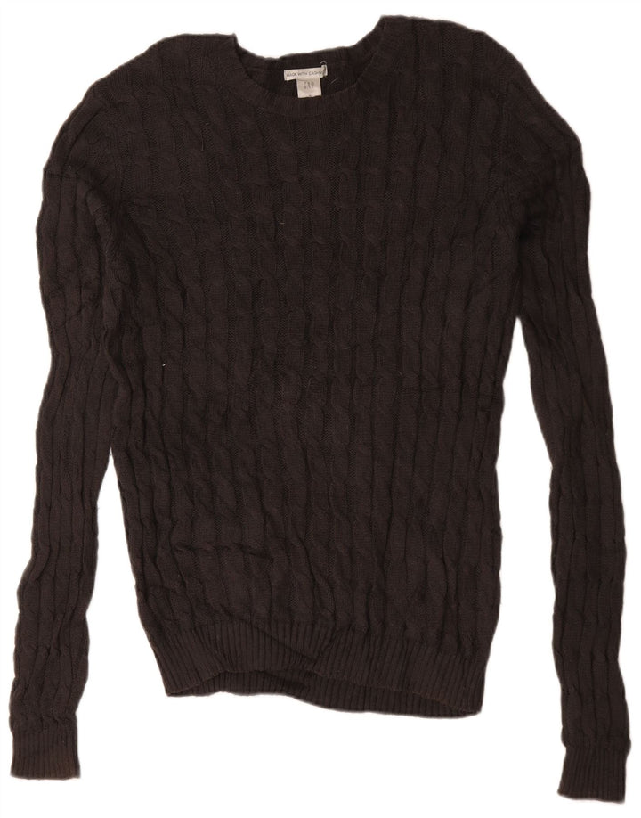 Jersey Con Cuello Barco Para Hombre Gap De Algodón Gris Medio