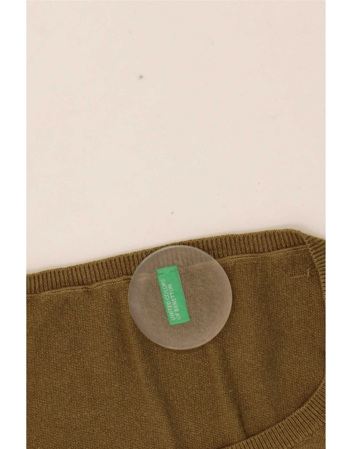 Blusa Benetton Mujer ES 39 2XL Caqui