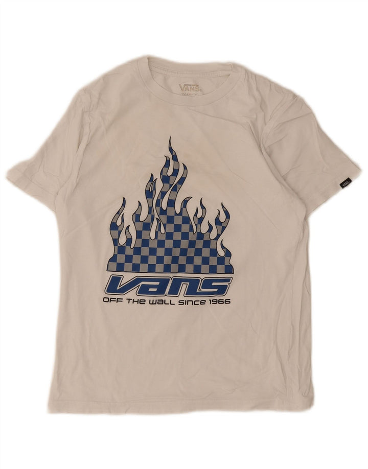 Vans Camiseta gráfica para niño 11-12 años Blanco