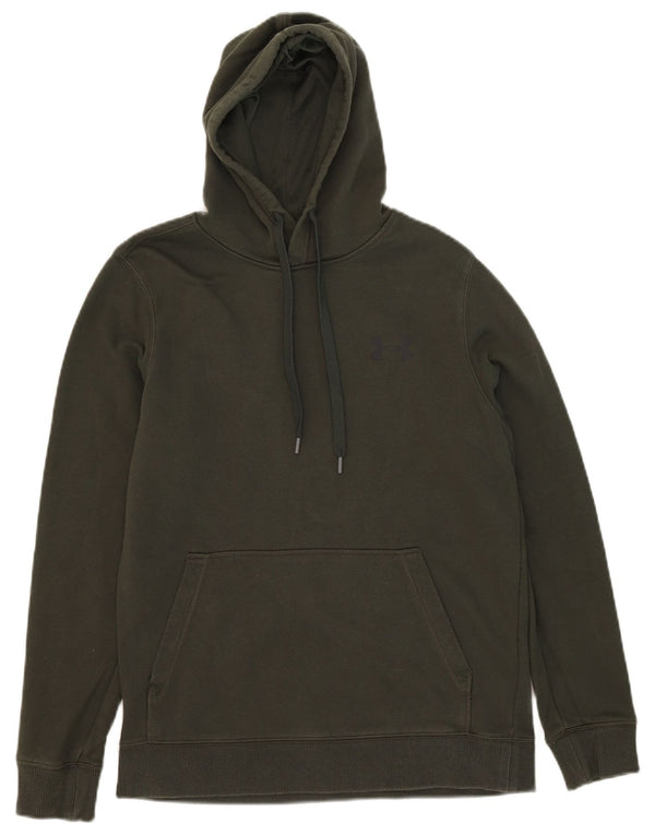 Under Armour Cold Gear Sudadera con capucha para hombre Jersey pequeño de algodón verde