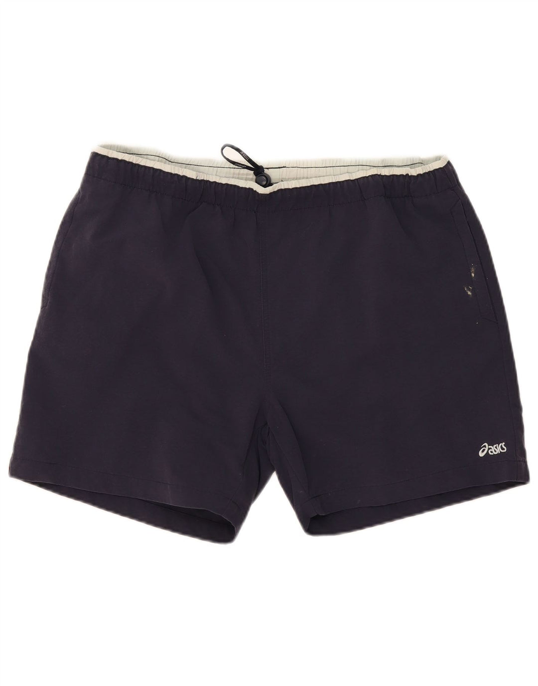 Asics Pantalones cortos deportivos gráficos para hombre 2XL Azul marino