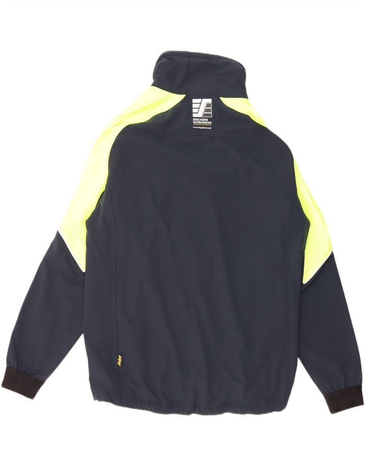 SNICKERS Chaqueta cortavientos para hombre UK 42 XL Azul marino Colorblock Poliéster