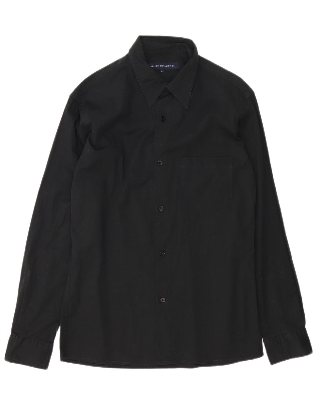 Camisa para hombre French Connection Small de algodón negro