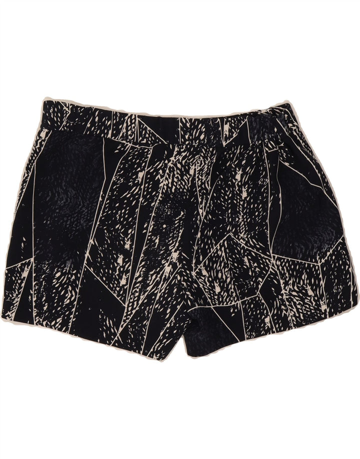 MOSSIMO Womens Abstract Pattern Chino Shorts Medium W30  Black Polyester Vintage Mossimo and Second-Hand Mossimo from Messina Hembry 