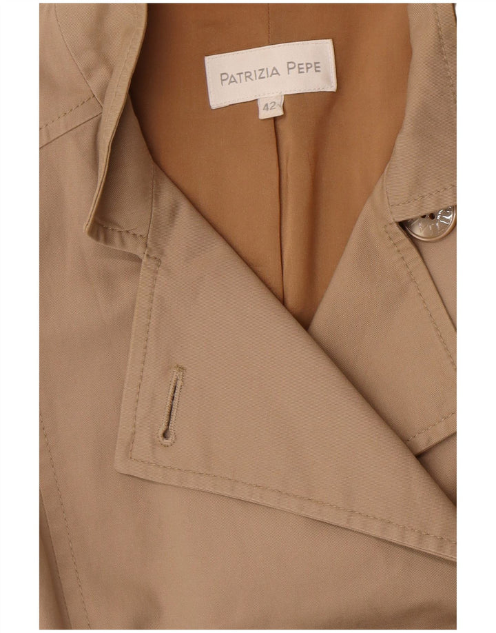 Gabardina Mujer Patrizia Pepe IT 42 Algodón Beige Medio