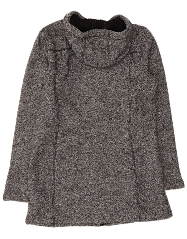 Abrigo Sherpa con capucha para mujer de Mountain Warehouse ES 40 Pequeño gris moteado