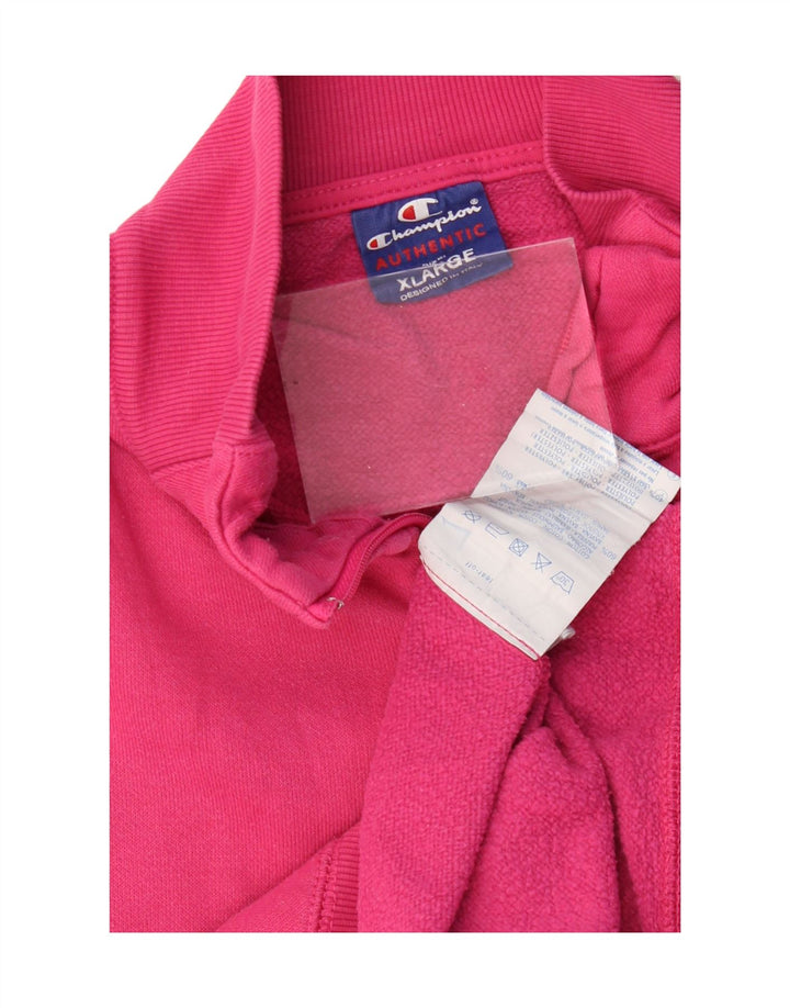 Champion Chaqueta de chándal para mujer UK 18 XL Algodón rosa