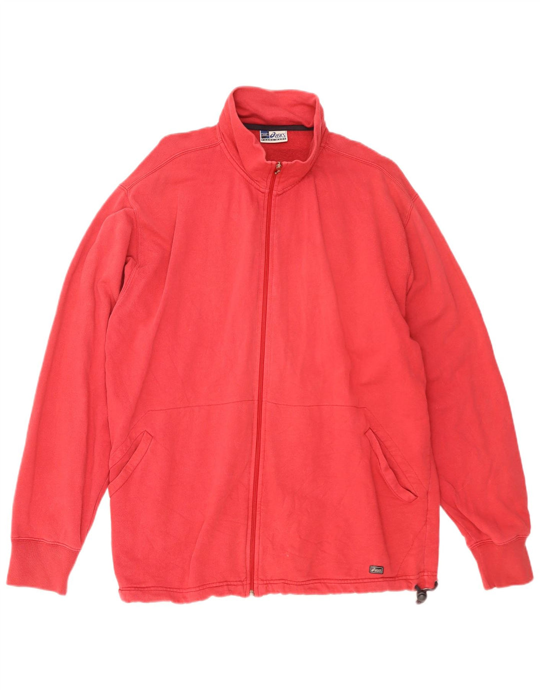 Asics - Chaqueta de chándal para hombre, talla 2XL, algodón rojo