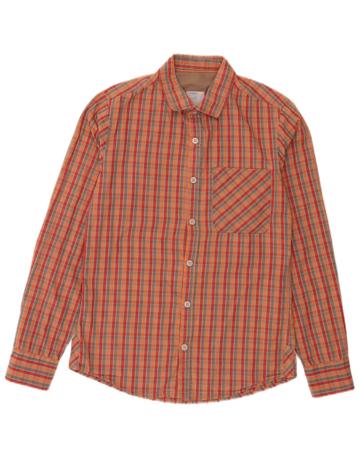 Camisa de hombre Fat Face Small de algodón a cuadros multicolores