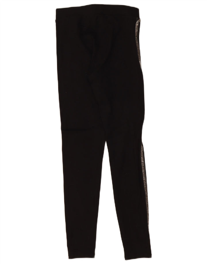Zara Leggings Mujer UK 8 Small Viscosa Negra