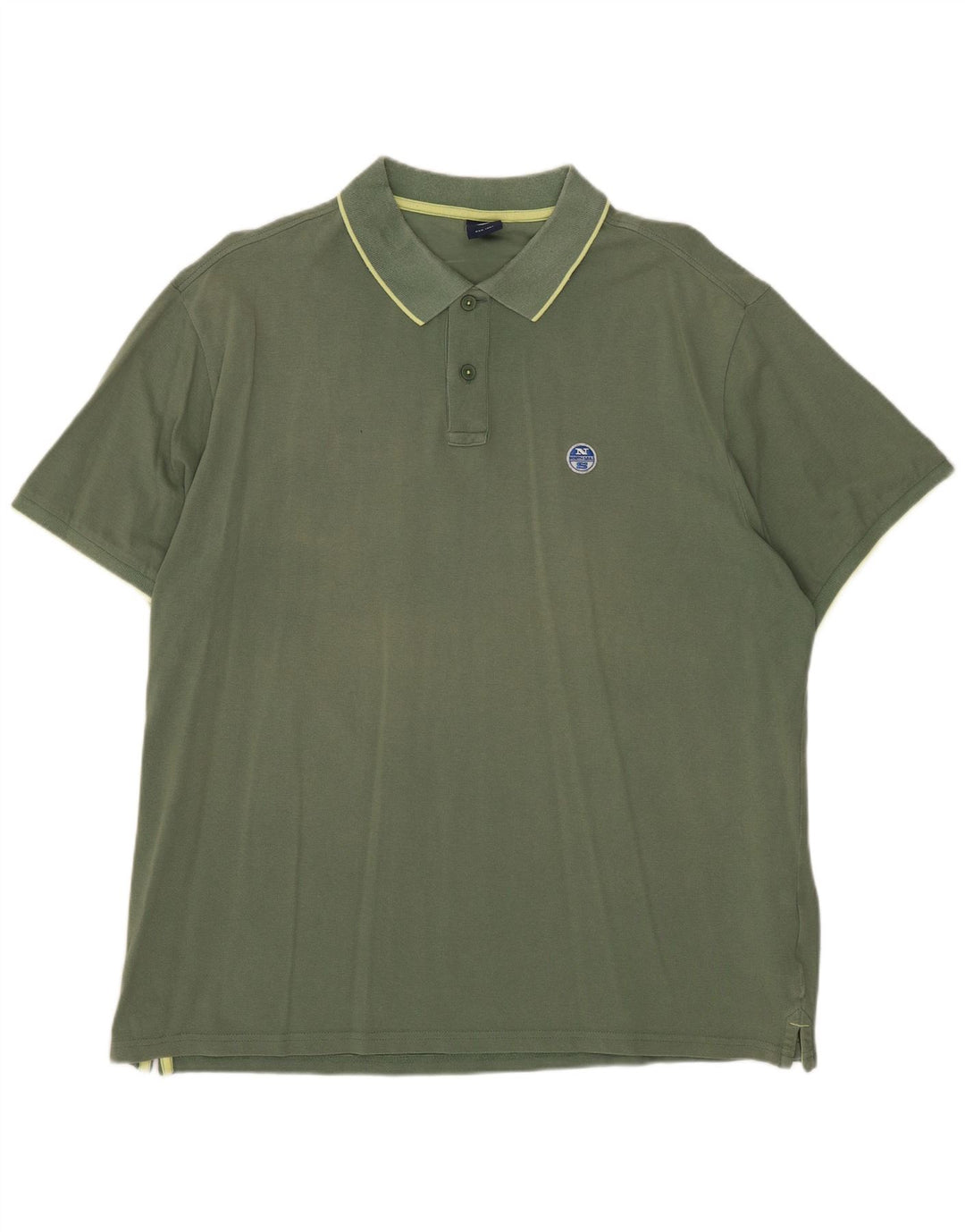 NORTH SAILS Polo Hombre XL Caqui Algodón