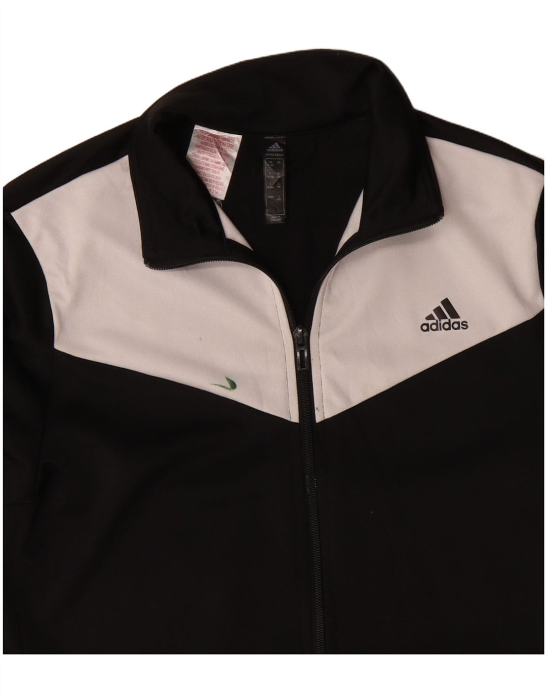 Adidas - Chaqueta de chándal para niño, 14-15 años, color negro, poliéster