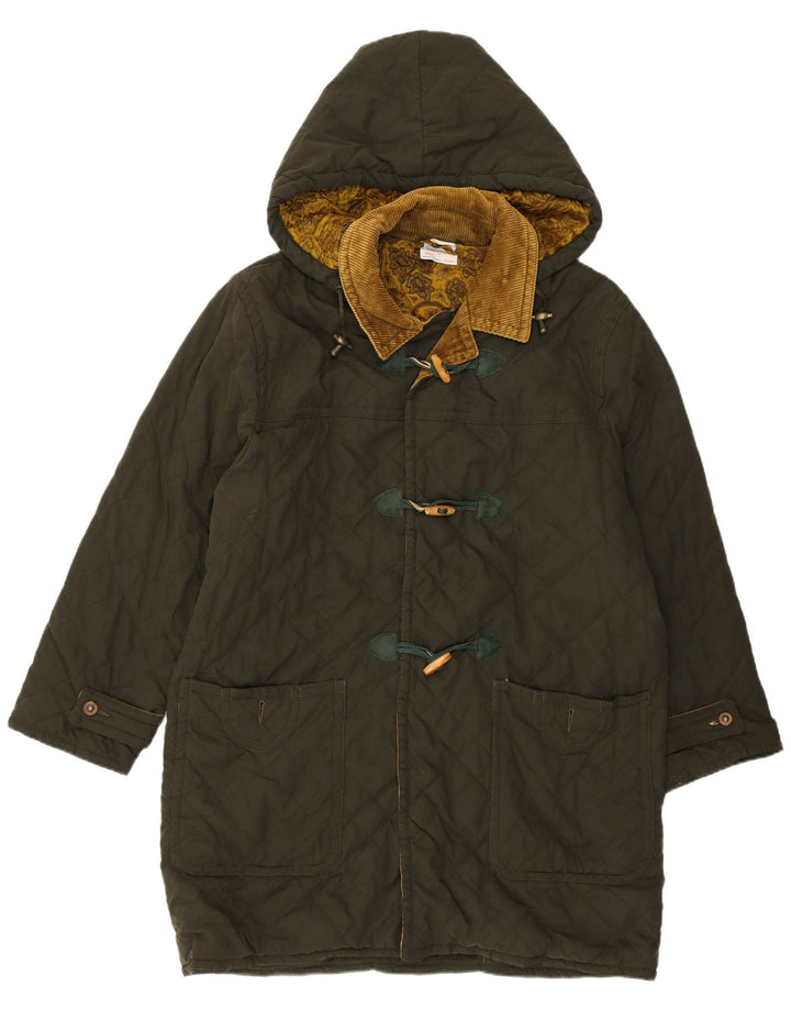 Blue Notes Trenca acolchada con capucha para hombre IT 52 XL Poliéster verde