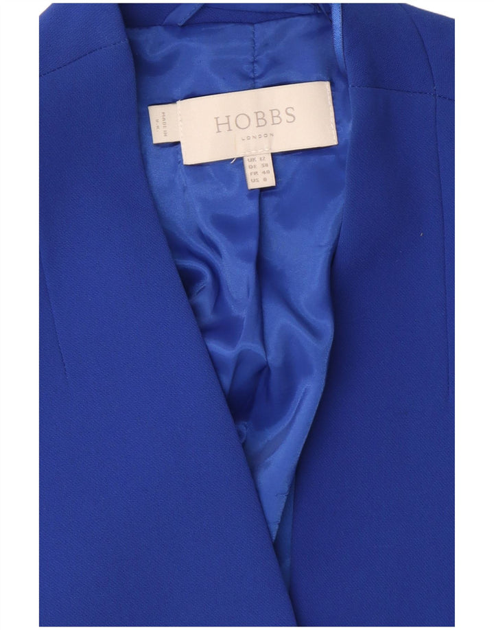 Hobbs Chaqueta Bolero de Manga 3/4 para Mujer UK 12 Poliéster Azul Medio