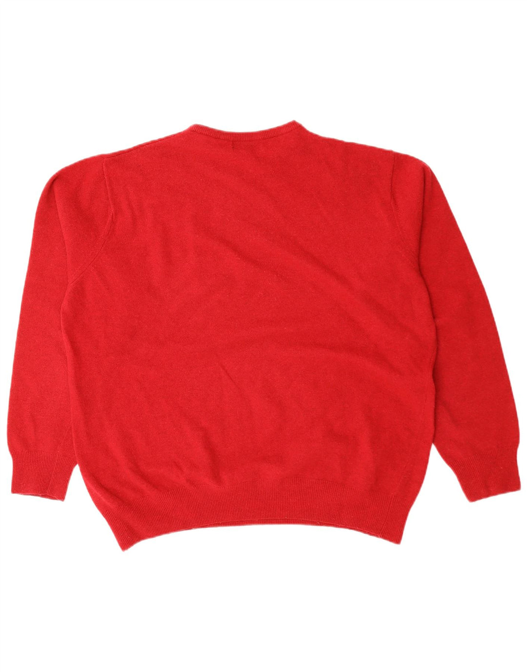 Robe Di Kappa - Jersey de cuello redondo para hombre, talla grande, lana roja
