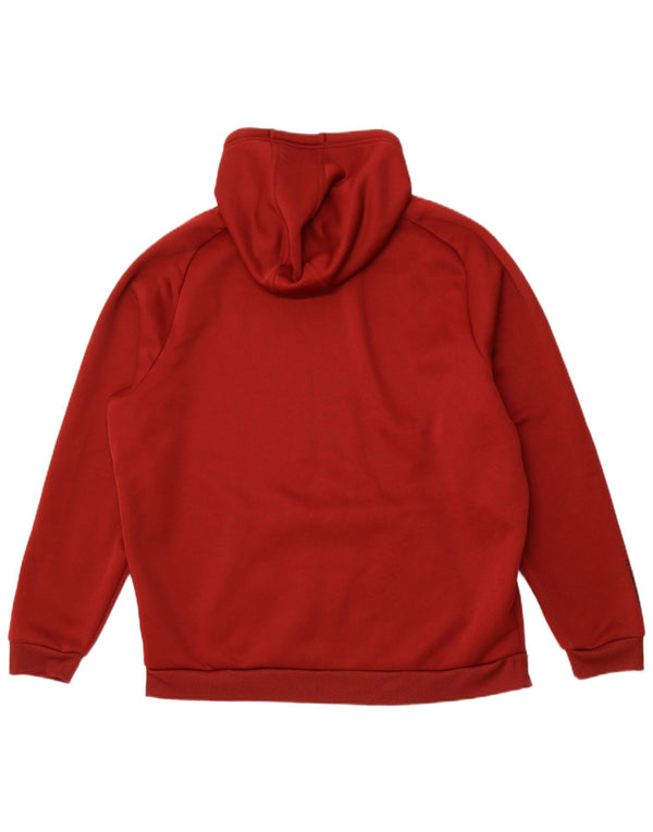 UNDER ARMOUR Jersey con capucha para hombre XL Poliéster burdeos