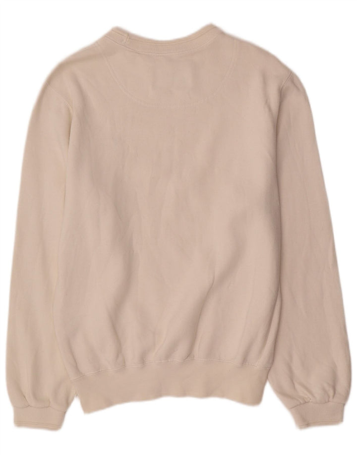 Champion Sudadera Jumper Small Off White Algodón Hombre