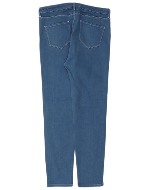 Massimo Dutti Vaqueros Pitillo Mujer EU 44 XL W34 L28 Azul
