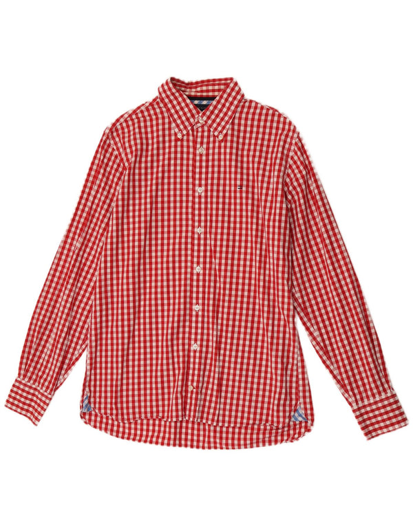 Camisa Tommy Hilfiger Hombre Medium Red Check Cotton