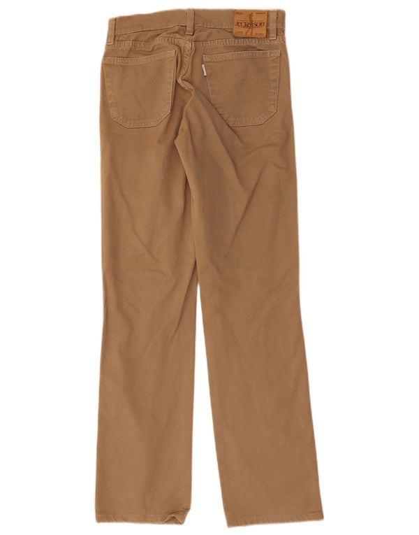 Pantalones informales rectos para mujer Jeckerson W25 L29 Algodón marrón