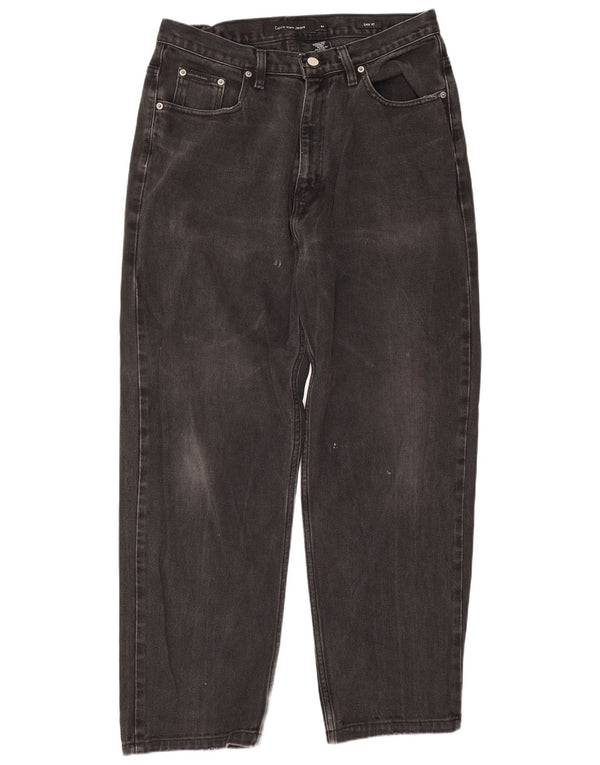 Calvin Klein Jeans sueltos de ajuste fácil para hombre W34 L28 Algodón negro