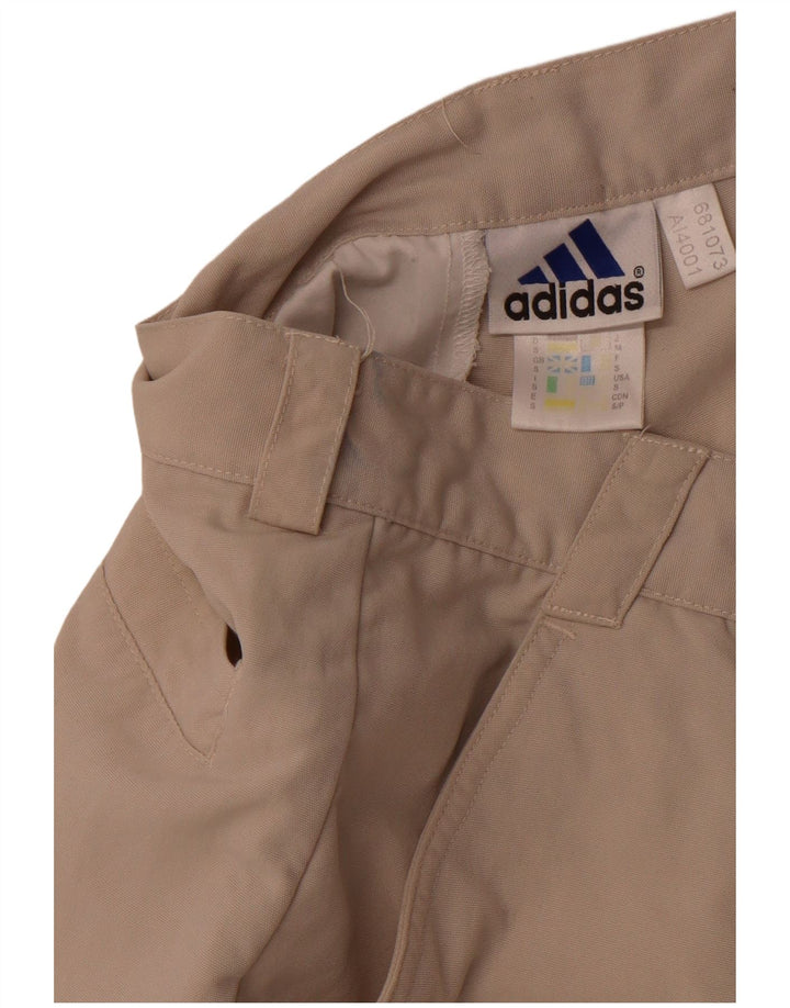 Adidas Hombre Cargo Shorts Small W29 Beige Poliamida