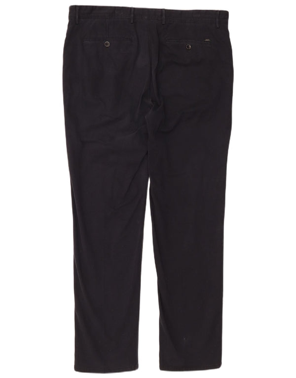 MASSIMO DUTTI Pantalón chino de corte regular para hombre EU 44 Large W34 L31 Negro