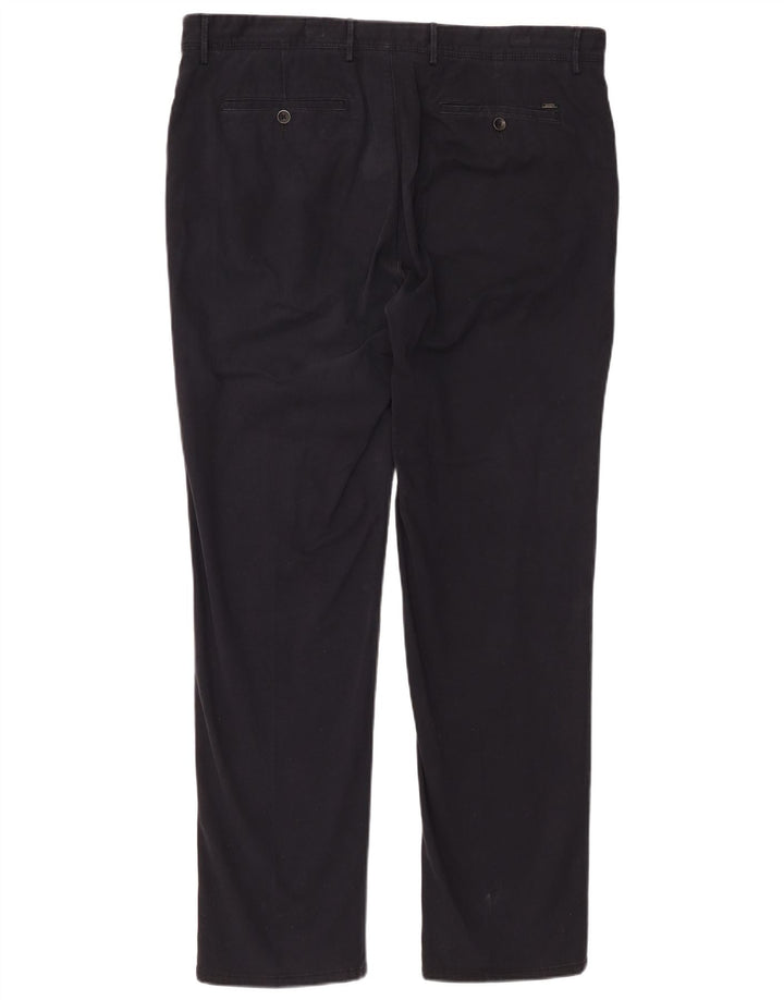 MASSIMO DUTTI Pantalón chino de corte regular para hombre EU 44 Large W34 L31 Negro