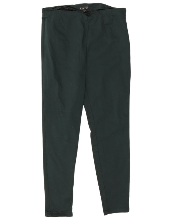 Phase Eight Pantalones informales ajustados para mujer UK 40 Large W34 L30 Algodón verde