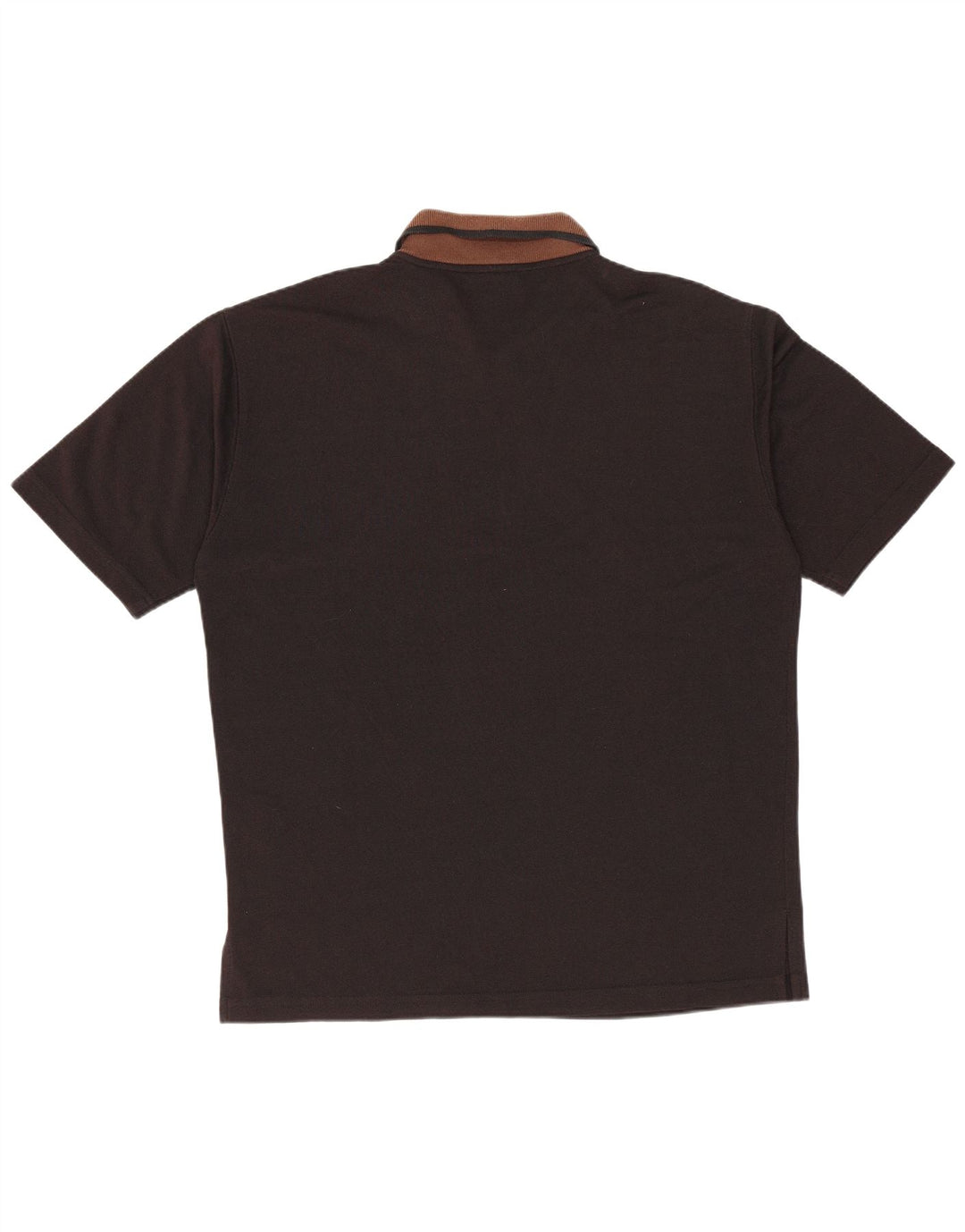 Polo Hombre Trussardi Jeans Poliéster Color Block Medium Negro