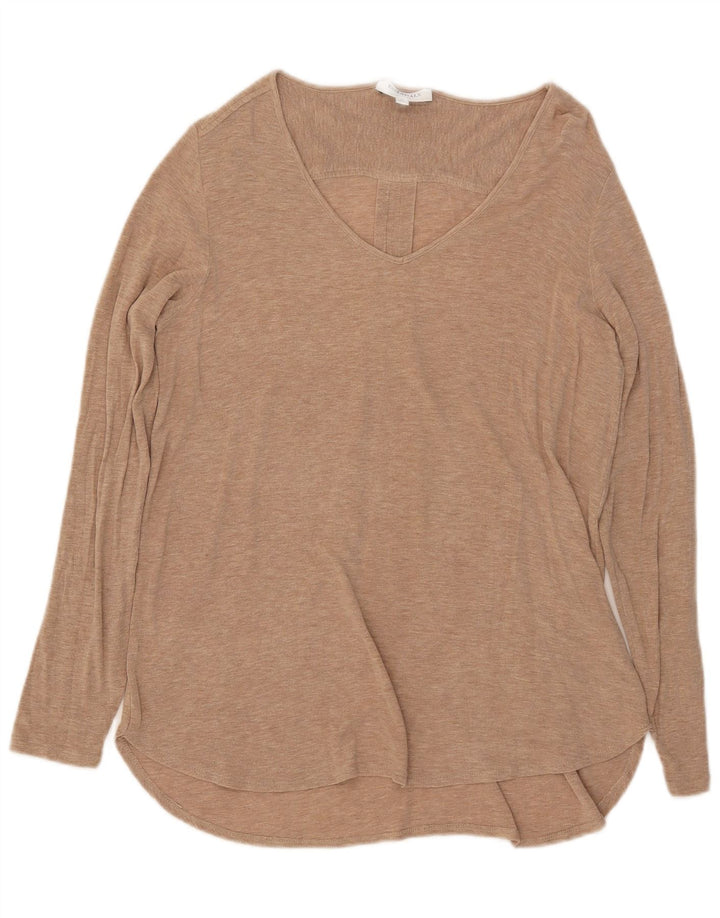 Essentials Top Mujer Manga Larga UK 42 Medio Beige Moteado