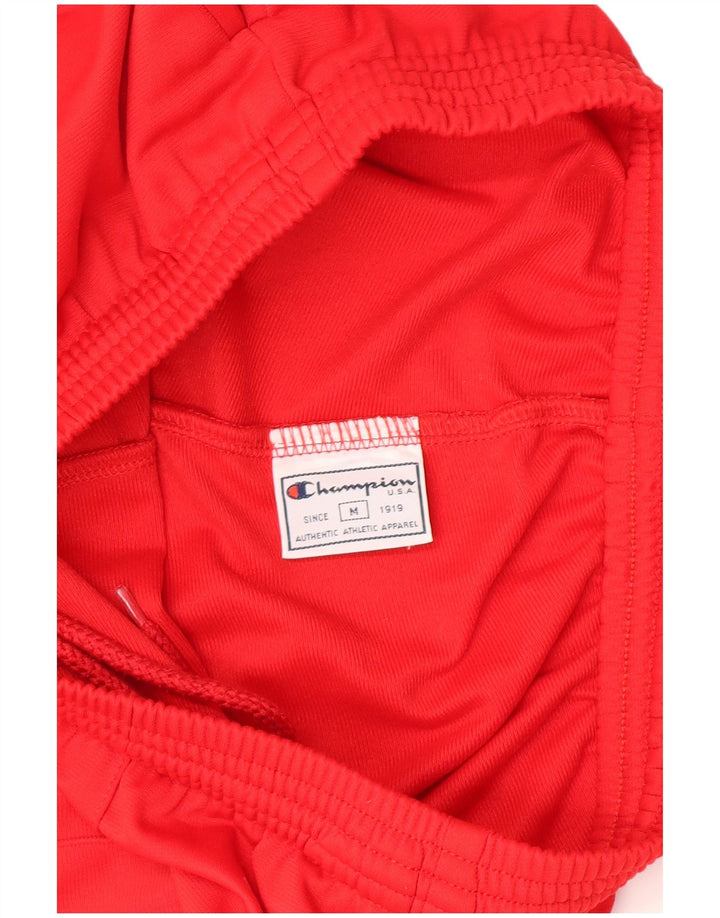 Champion Pantalones De Chándal Para Mujer UK 12 Mediano Rojo Poliéster