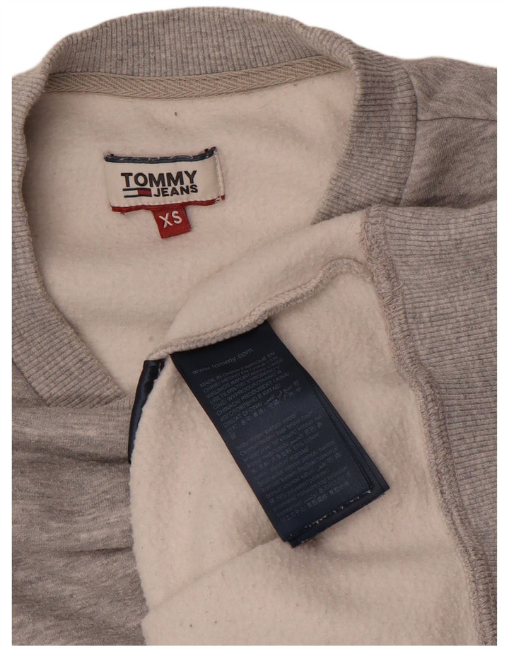 TOMMY HILFIGER Sudadera Jumper para hombre XS Algodón moteado gris