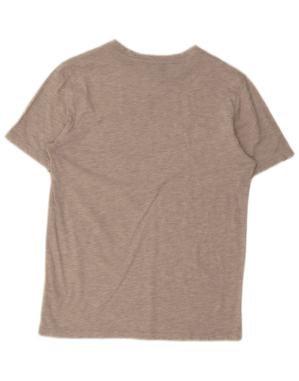 Camiseta Reiss para mujer Top UK 44 Algodón moteado beige medio