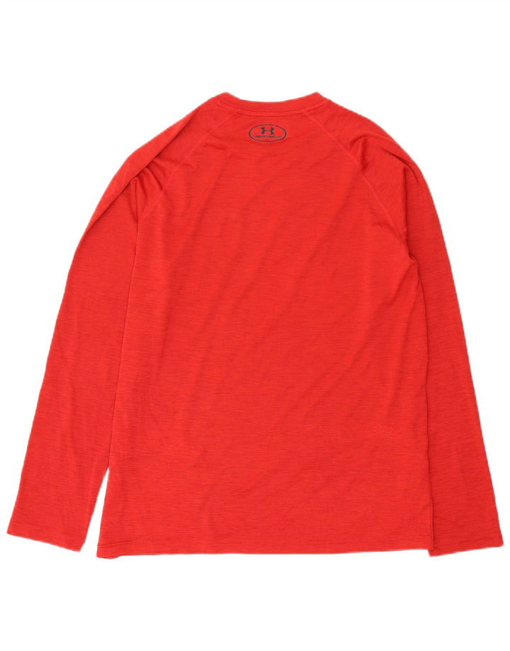 Camiseta Under Armour Hombre Manga Larga Mediano Rojo