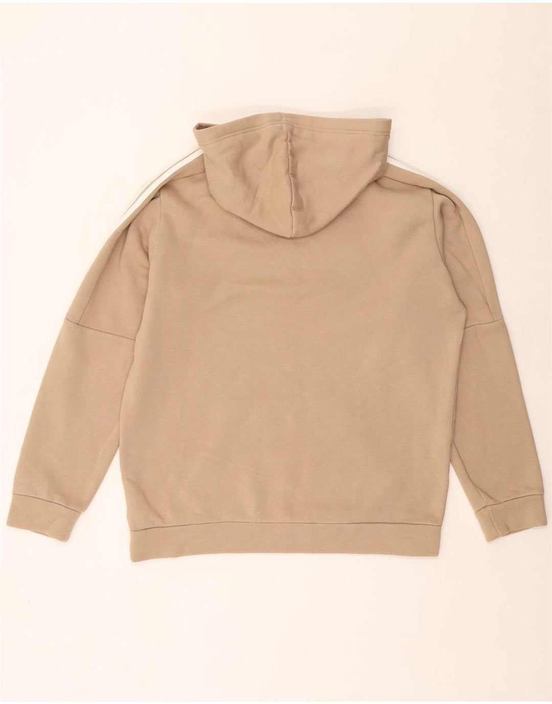 ADIDAS Hombre Sudadera con capucha Jumper Algodón Beige Medio