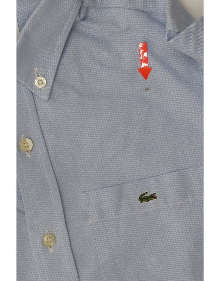 Camisa LACOSTE Niño 7-8 Años Azul Algodón