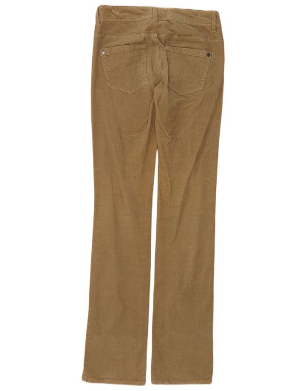 Max & Co. Pantalones rectos de pana para mujer UK 6 XS W28 L35 Algodón beige