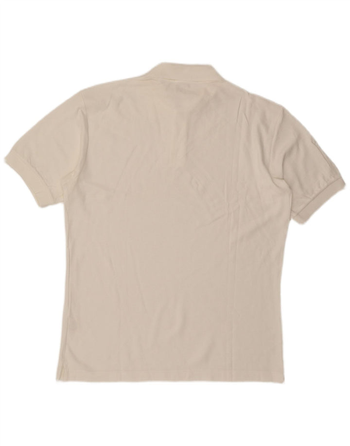 Fila Polo alto para hombre de algodón blanco grande