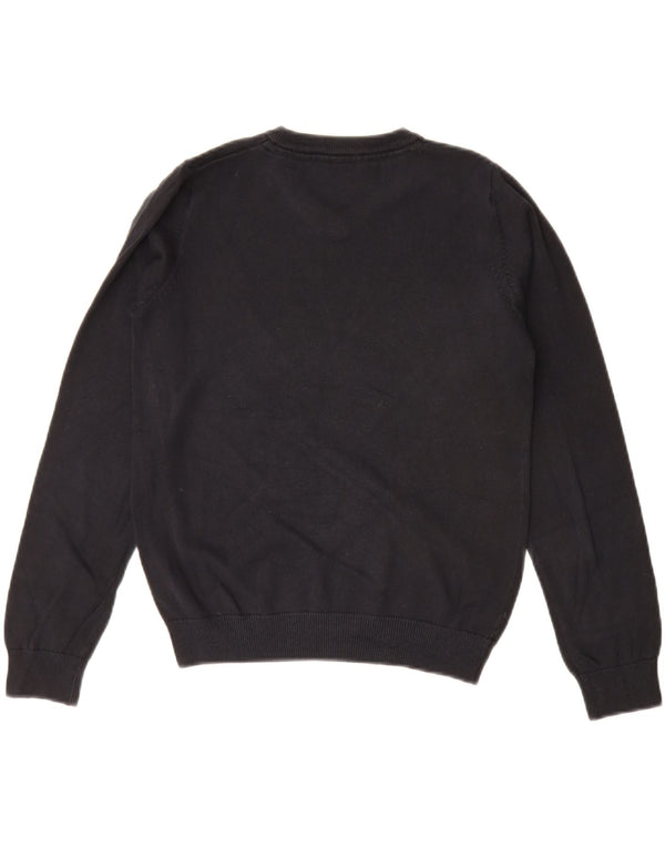 Marks & Spencer Jersey con cuello en V para niña 11-12 años Algodón negro