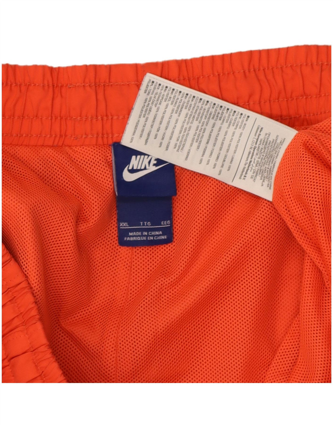 Nike Traje de baño para hombre 2XL Naranja Poliéster