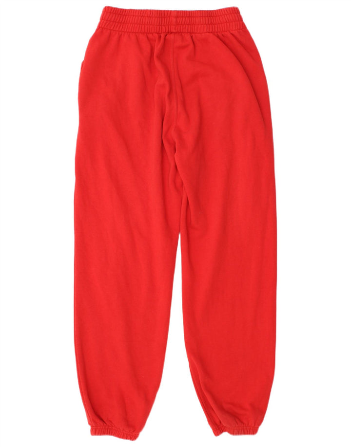 ADIDAS Pantalones de chándal para mujer Joggers UK 12 Mediano Rojo Algodón