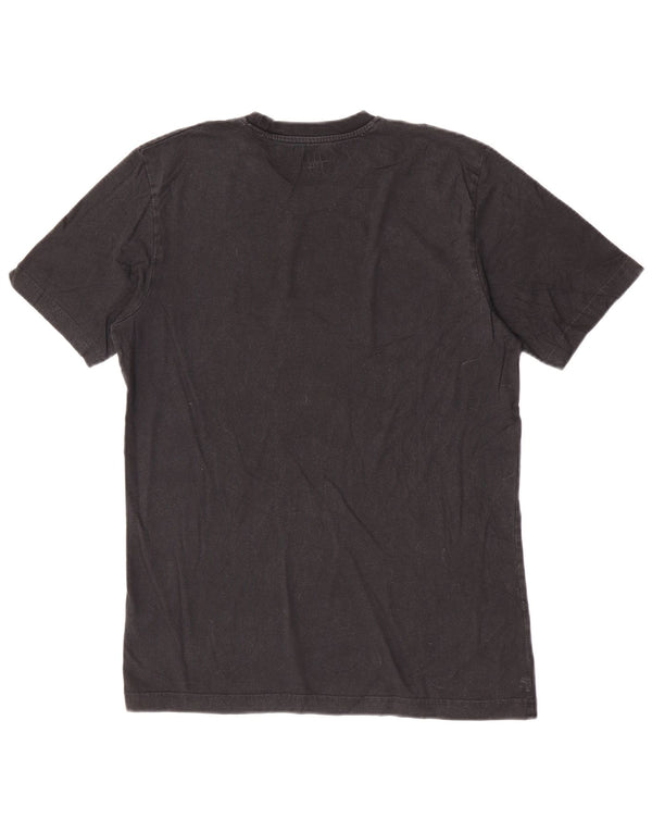 Reebok Camiseta gráfica para hombre Top Medium Black Cotton